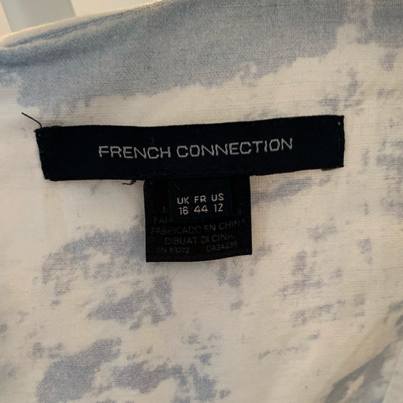 White and blue French connection sheath dress - Picture 4 of 6